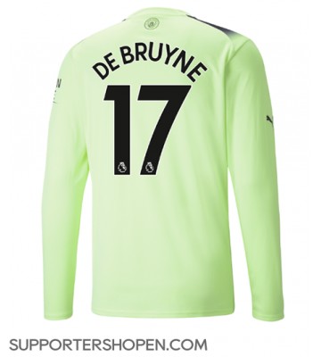 Manchester City Kevin De Bruyne #17 Tredje Matchtröja 2022-23 Långärmad